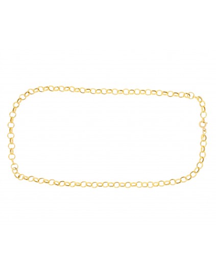 Corrente elo português 17 gramas 45 cm em ouro 18 k